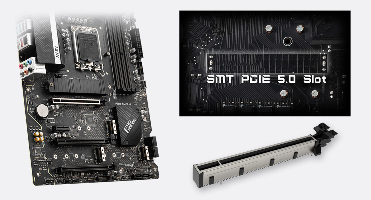 MSI PRO Z690-A DDR5 ProSeries 12th Gen Intel Core PCIe 5 2.5G LAN 3x M.2 Slots Motherboard