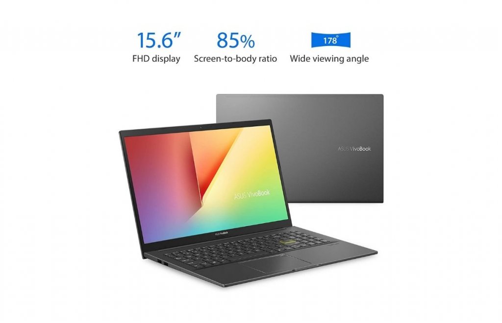 Asus VivoBook 15 K513EK NEW 11th Gen Intel Core i5 4-Cores w/ SSD & 2GB Graphic  - Black