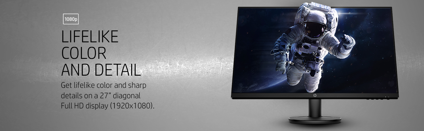 HP 27\" P27V G4 Full HD IPS Low Blue Light 3 Years Warranty D-Sub & HDMI