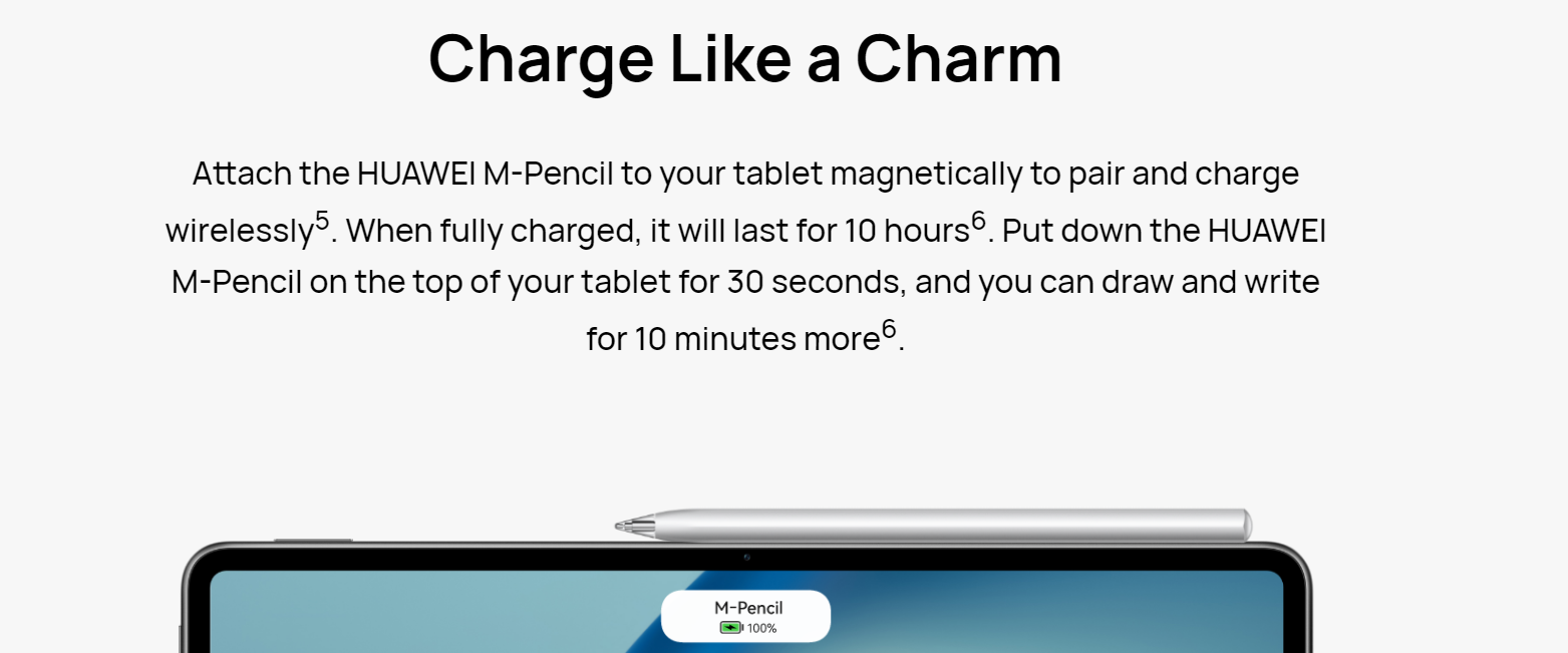 HUAWEI M-Pencil (2nd generation) 2021 Version Stylus Long Battery