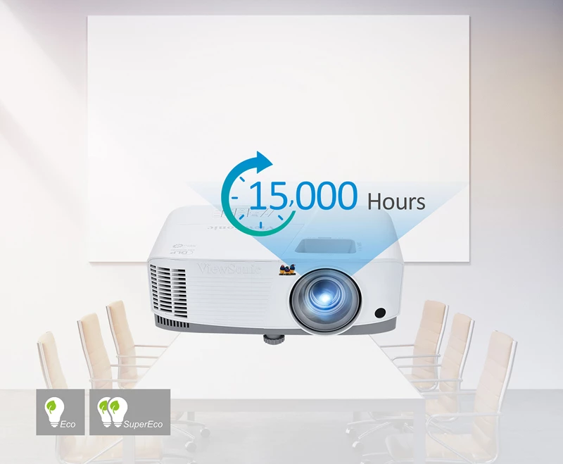 ViewSonic PA503S 3800 Lumens SVGA High Brightness Projector Projector for Home & Office w/ HDMI Vertical Keystone