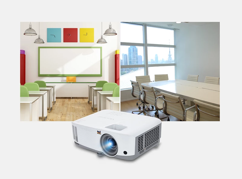 ViewSonic PA503S 3800 Lumens SVGA High Brightness Projector Projector for Home & Office w/ HDMI Vertical Keystone