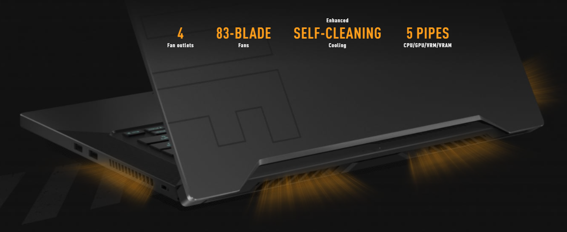 ASUS TUF Dash F15 FX516PE (2021) 11Gen Intel Core i5 4-Cores w/Nvidia RTX 3050 TI 144Hz