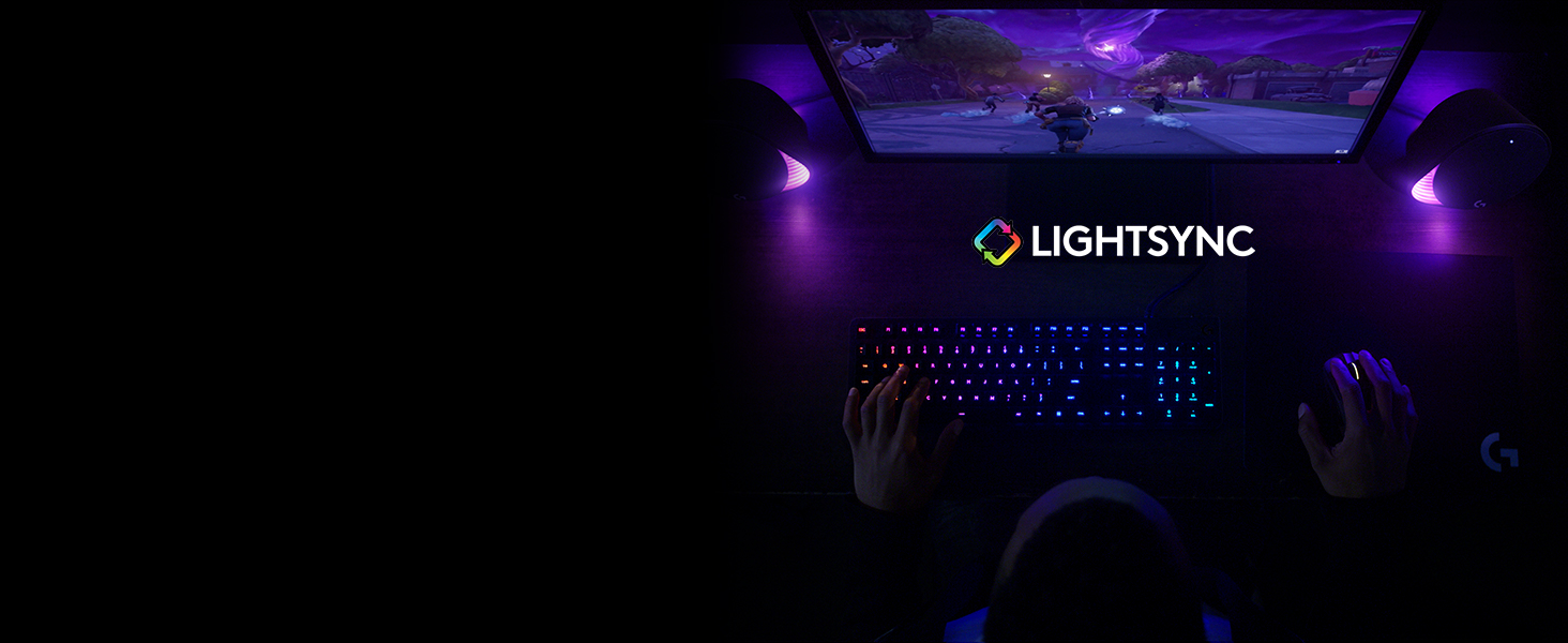 Logitech G703 Lightspeed Wireless w/ Hero 25K Sensor Lightsync RGB Lightweight 95G+10G Optional - Black