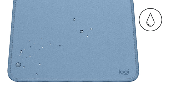 Logitech PadStudio Series Mouse Mat with Anti-Slip Rubber Base Durable Materials, Graphite