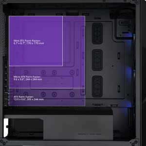 Cooler Master MasterBox TD500 Mesh Airflow ARGB Lighting Black + 650W 80+ Bronze PSU