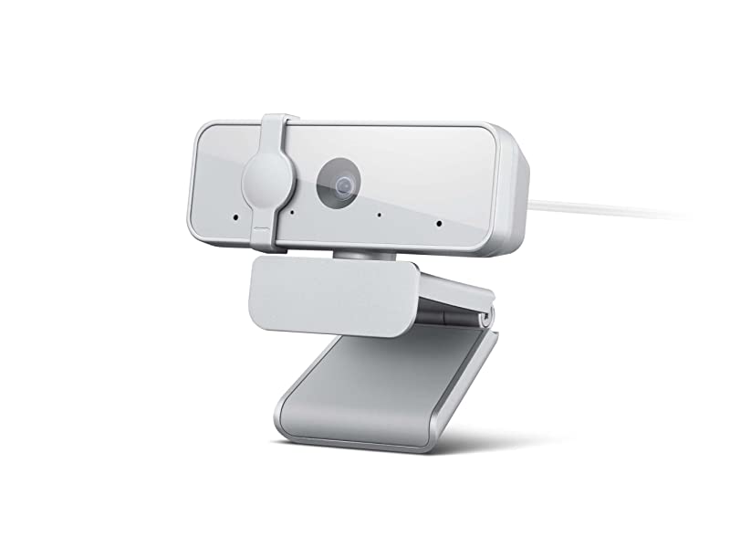 Lenovo 300 FHD Webcam 1080p Stereo Microphone Privacy Cover Windows & Mac - Cloud Grey