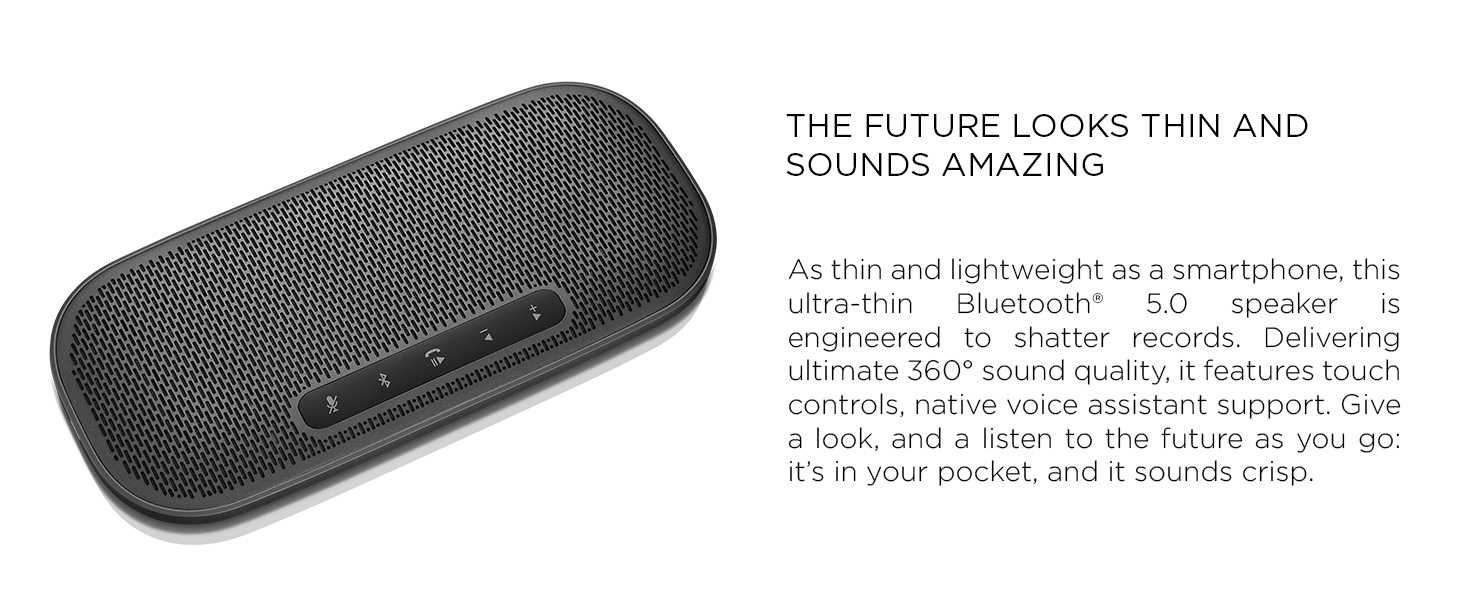 Lenovo 700 Ultraportable Bluetooth Speaker USB-C & NFC Rechargeable Battery 12 Hours Play