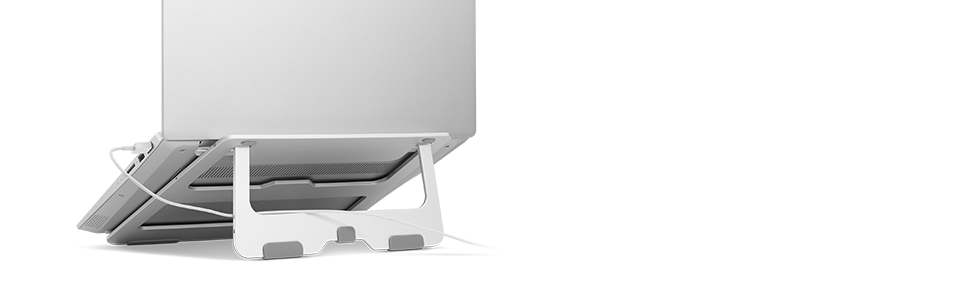 Lenovo Portable Aluminum Laptop Stand Supports laptops up to 15. 6\"