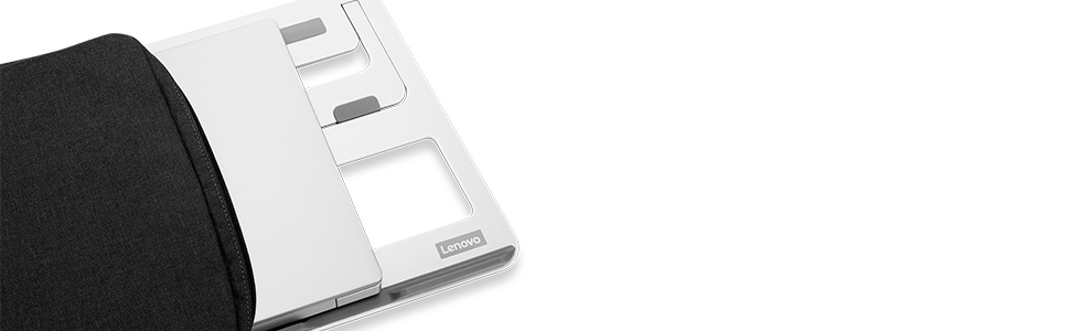 Lenovo Portable Aluminum Laptop Stand Supports laptops up to 15. 6\"