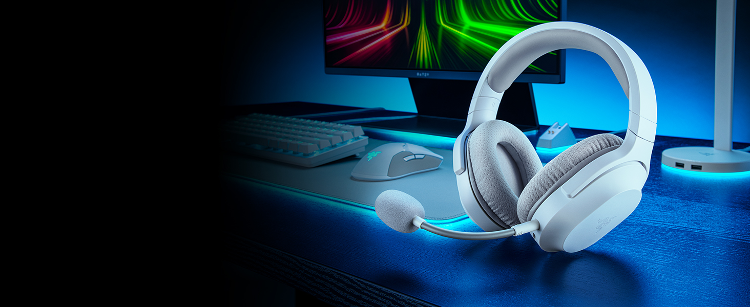 Razer Barracuda X Wireless Multi-Platform & Mobile 250g Detachable HyperClear Mic 20hrs Battery Life -Mercury
