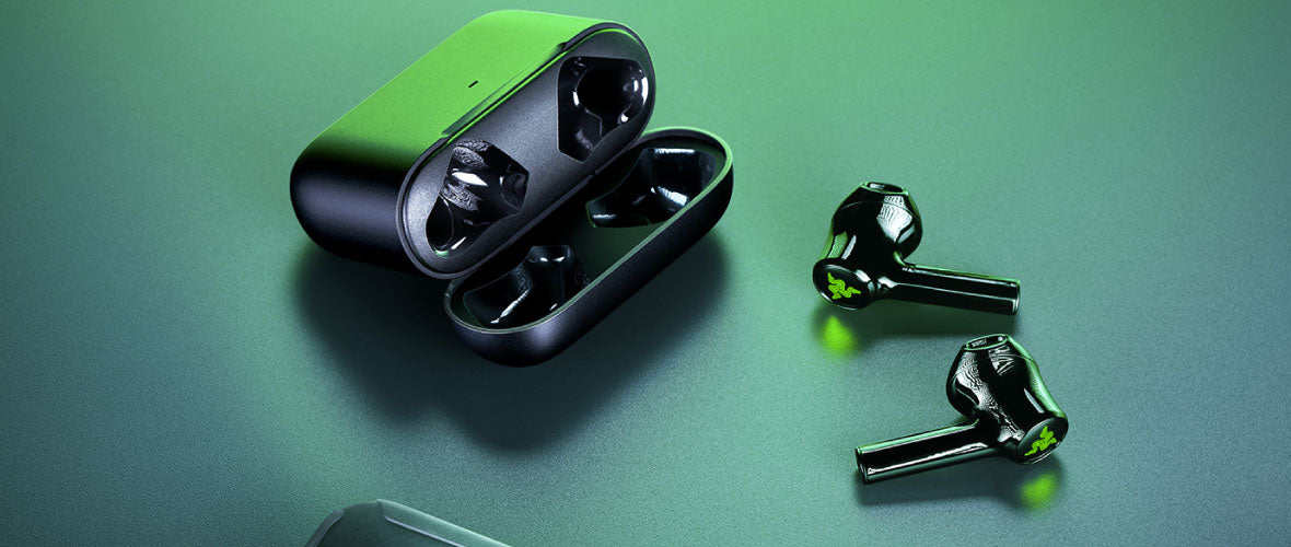 Razer Hammerhead True Wireless X Bluetooth Gaming Earbuds w/ Gaming Mode Built-in Mic & Charging Case
