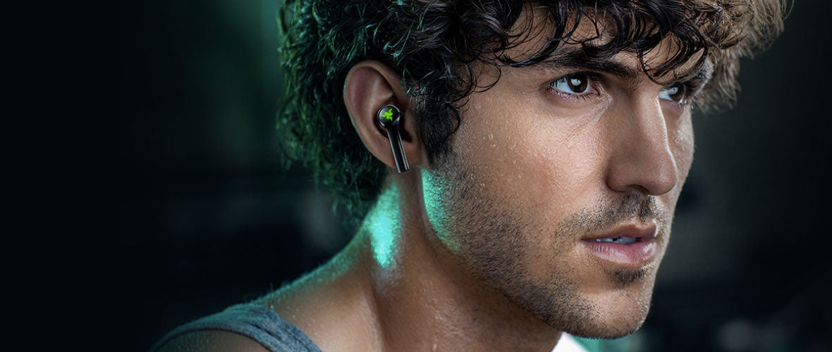 Razer Hammerhead True Wireless X Bluetooth Gaming Earbuds w/ Gaming Mode Built-in Mic & Charging Case