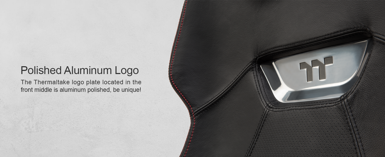 Thermaltake Argent E700 Real Leather Gaming Chair (Storm Black) Design by Studio F∙A∙Porsche