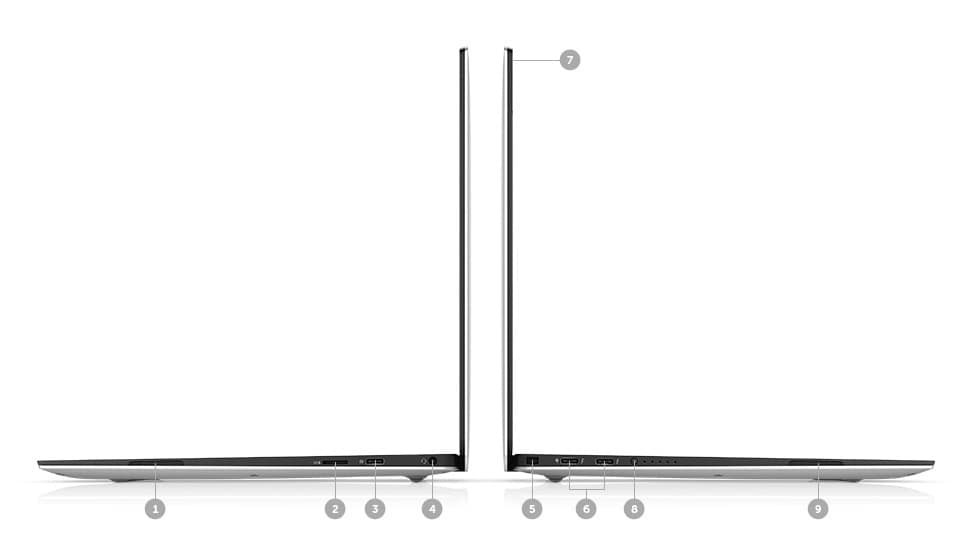 Dell NEW XPS 13 9305 (Latest Model) Intel 11th Gen Core i7 4-Cores 4K Touch Screen Windows 11 - Silver