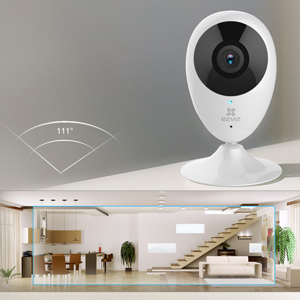 EZVIZ C2C HD Wi-Fi Home Monitoring Security Camera w/ Motion Detection Works Day/Night Mobile Live Streaming