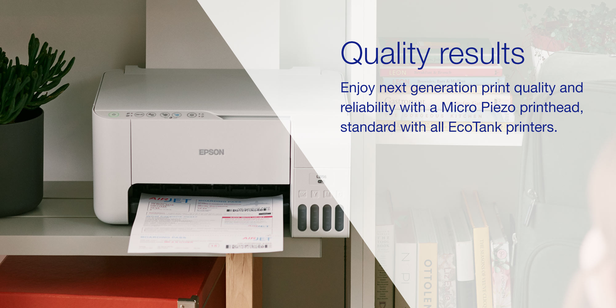 Epson EcoTank L3156 Wi-Fi All-in-One Ink Tank Printer (White)