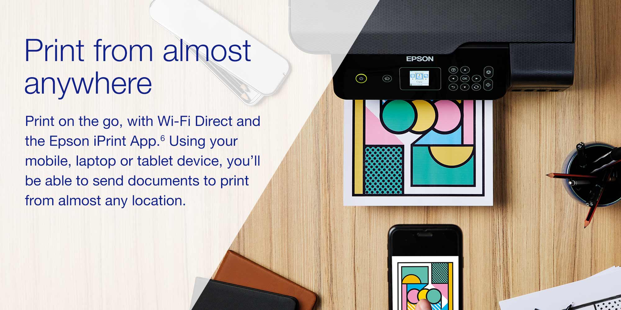 Epson EcoTank L3160 Wi-Fi All-in-One Ink Tank Printer (Black)