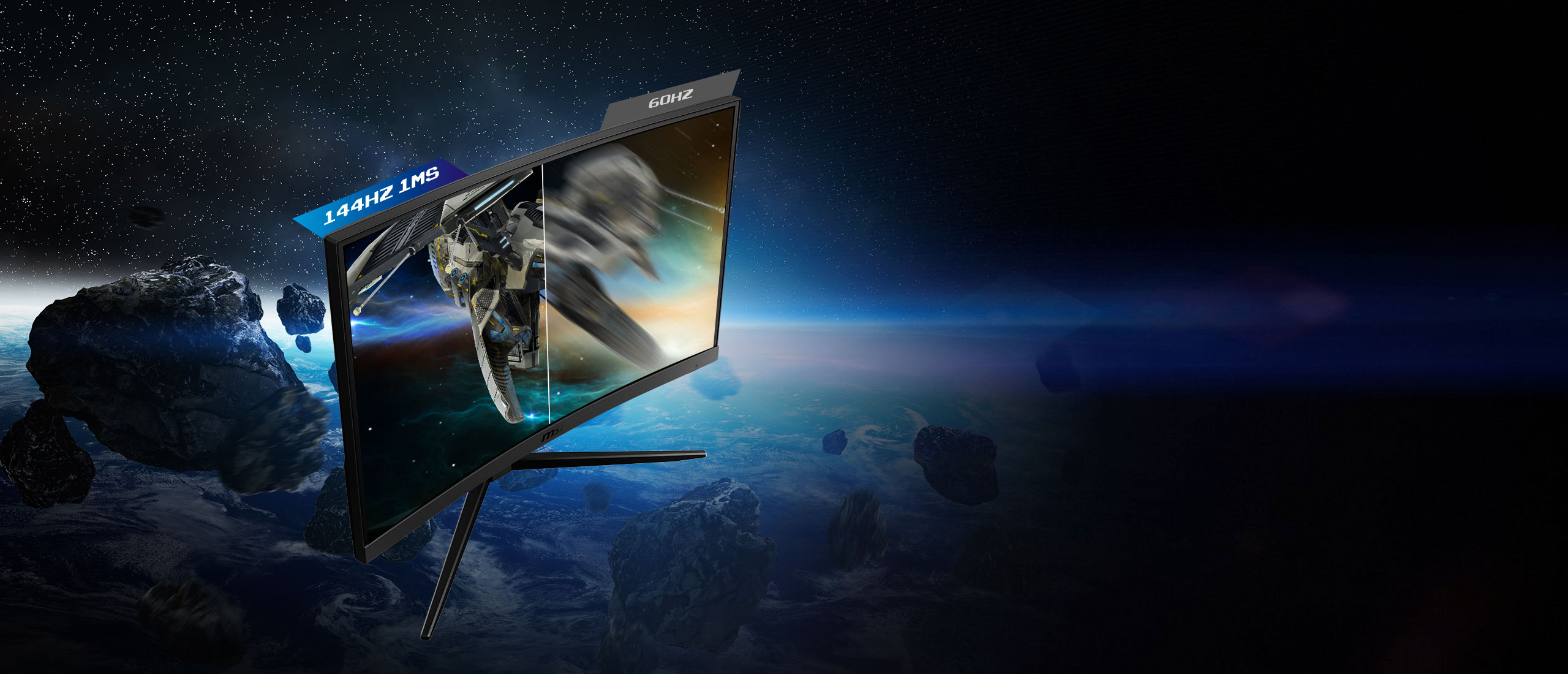 MSI Optix G24C6 24\" Curved 1500R Full HD 144Hz 1ms FreeSync Gaming Monitor