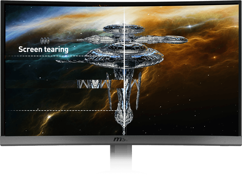 MSI Optix G24C6 24\" Curved 1500R Full HD 144Hz 1ms FreeSync Gaming Monitor