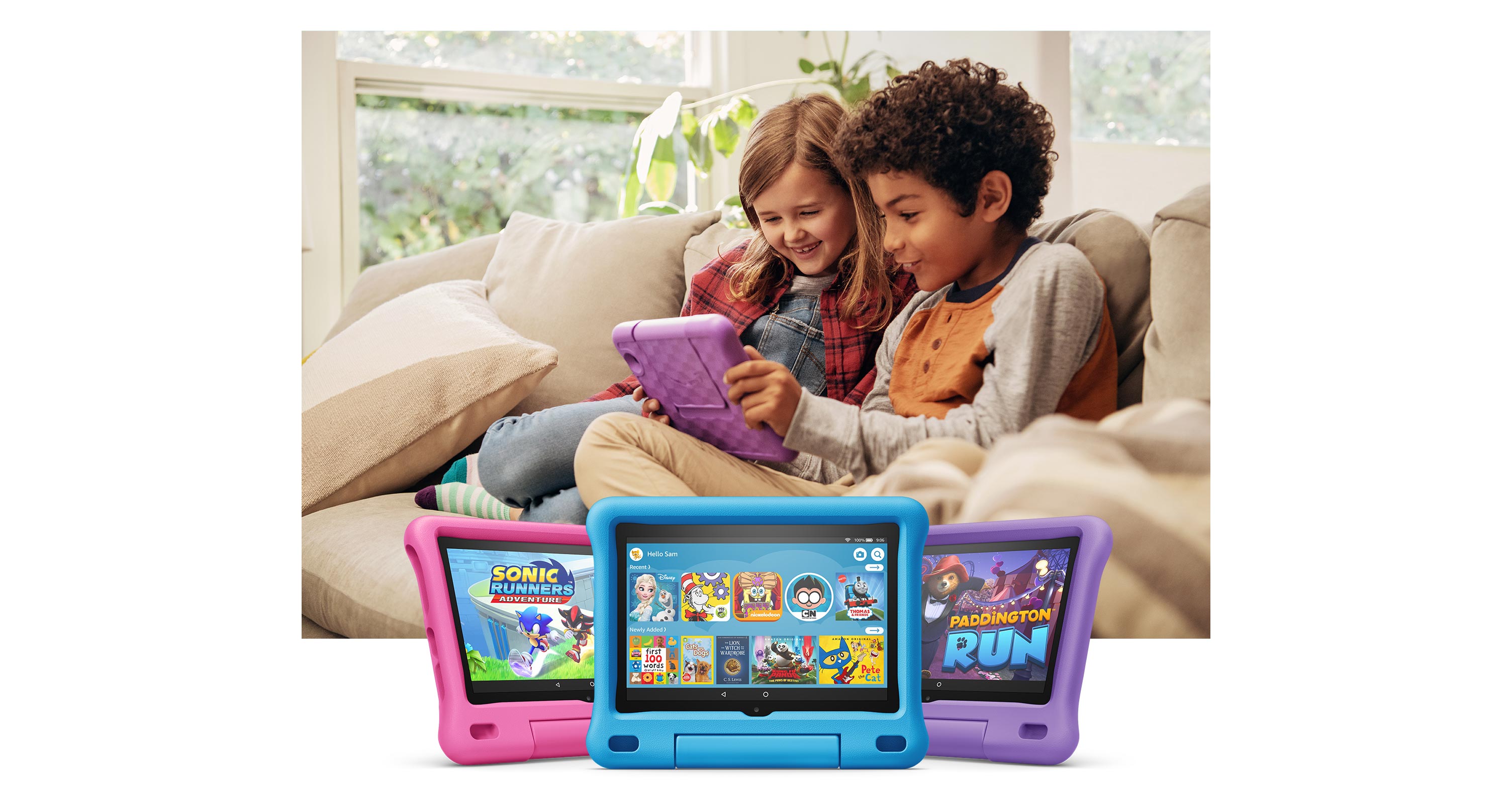 Amazon Fire HD 8 Kids Edition 10th Generation Tablet 8.0\" HD WIFI Kid-Proof Case - Blue