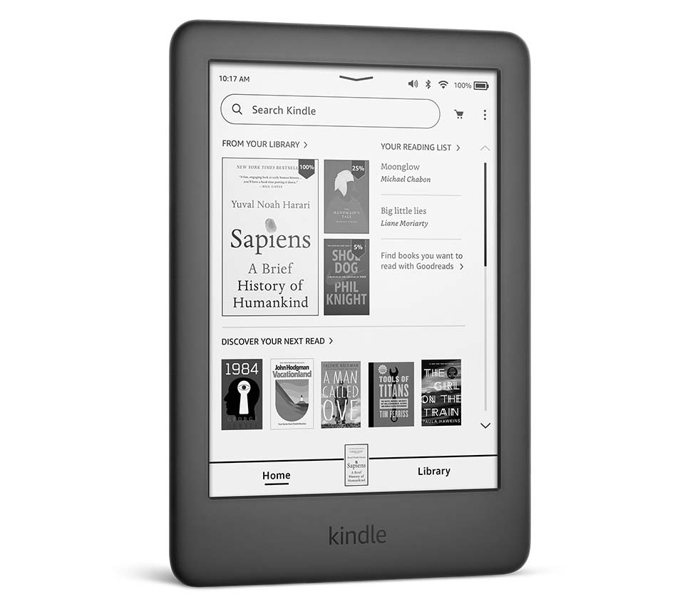 Amazon NEW Kindle (2019) 8GB WIFI 6\" with a built-in front light- Black