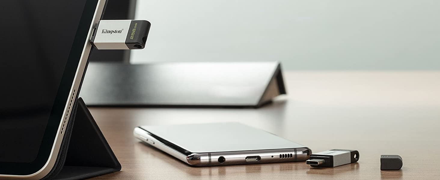 Kingston DataTraveler 80 256GB USB Type-C Flash Drive -  Metal