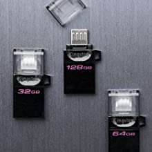 Kingston DataTraveler microDuo3 G2 128GB microUSB & USB Type-A For Android OTG