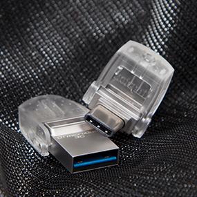 Kingston Digital 32GB Data Traveler Micro Duo USB 3C Flash Drive