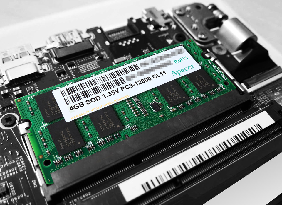 Apacer RAM SO-DIMM Notebook DDR3  1600Mhz 4GB