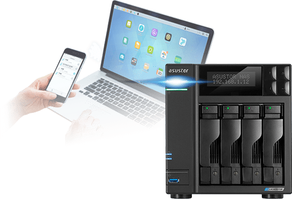 asustor LOCKERSTOR 4 Network Attached Storage - NAS 4-bay