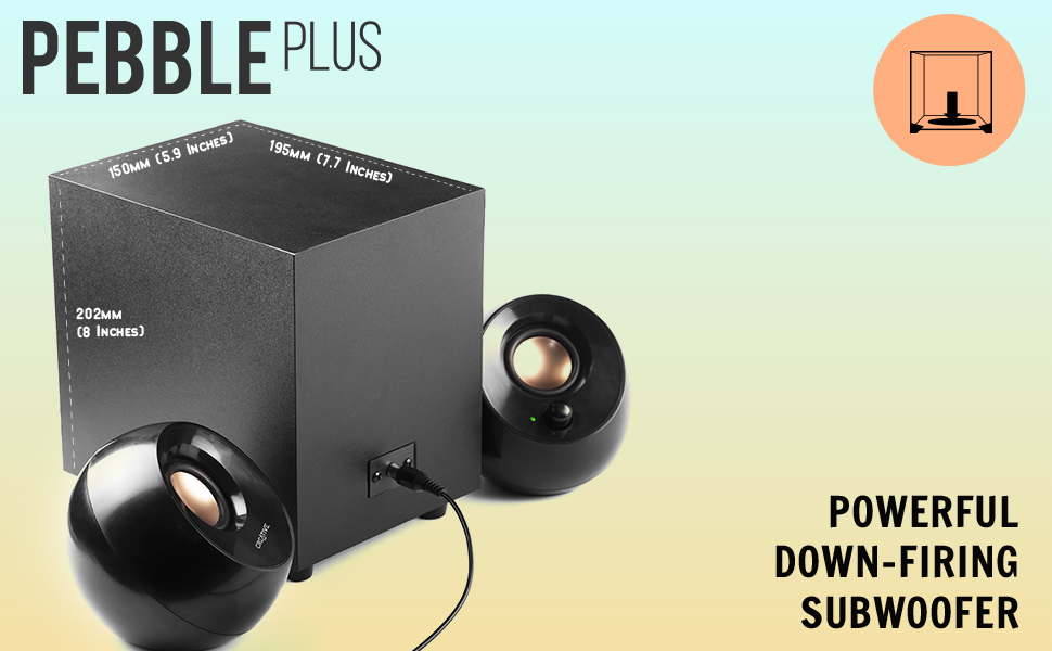 Creative Pebble Plus 2.1 USB Powered Desktop Speakers