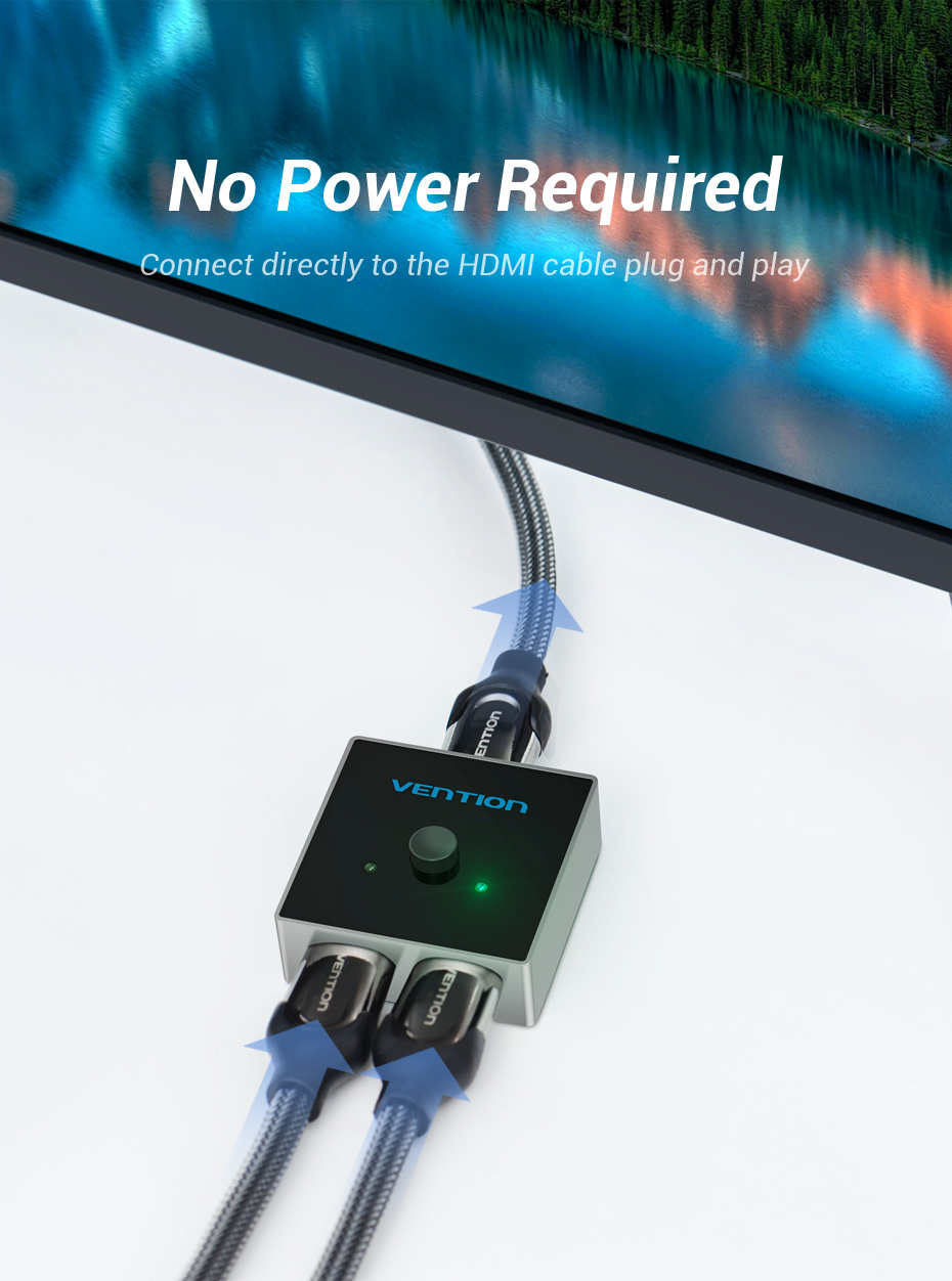 Vention 2 Port HDMI Bi-Direction Switcher