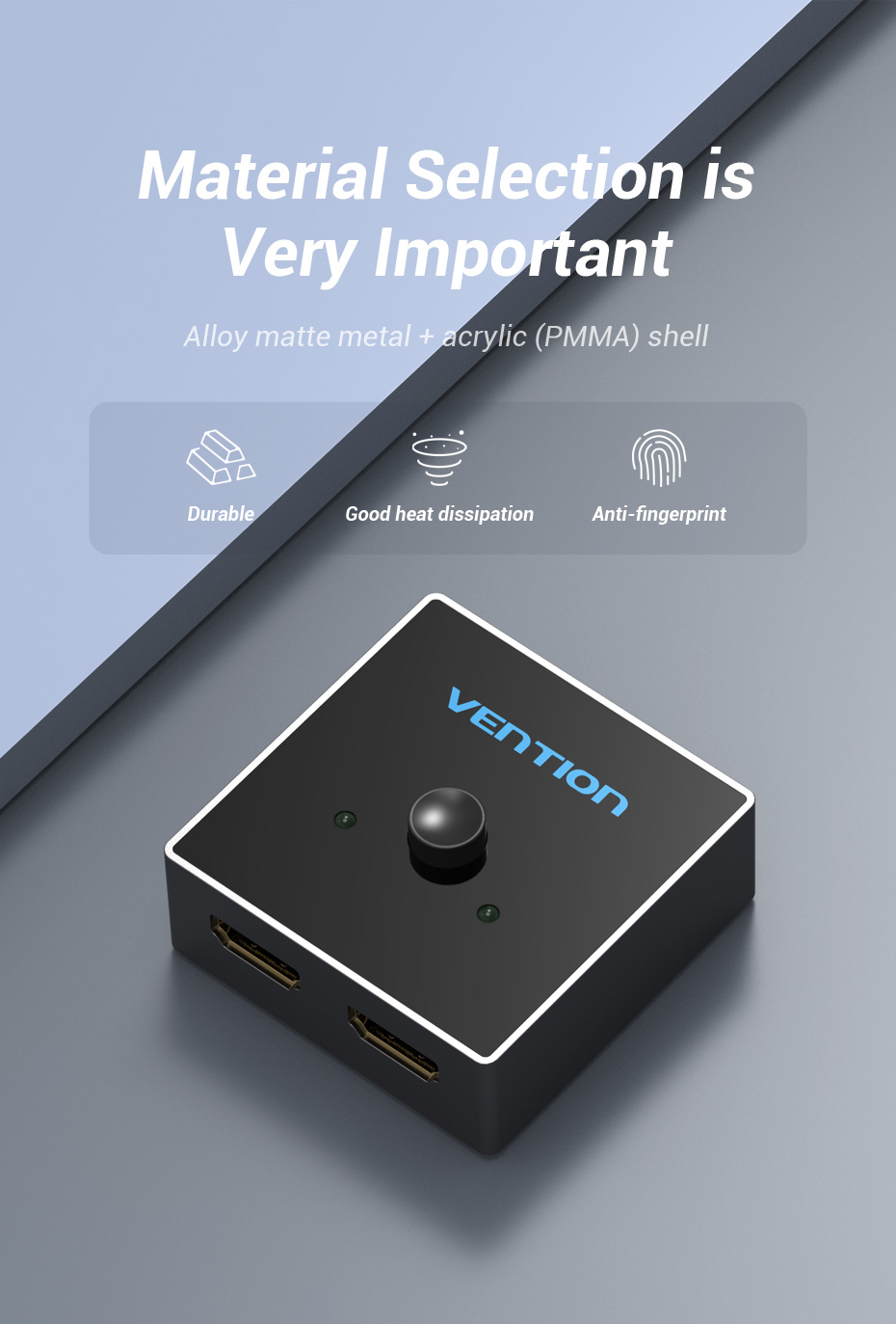Vention 2 Port HDMI Bi-Direction Switcher