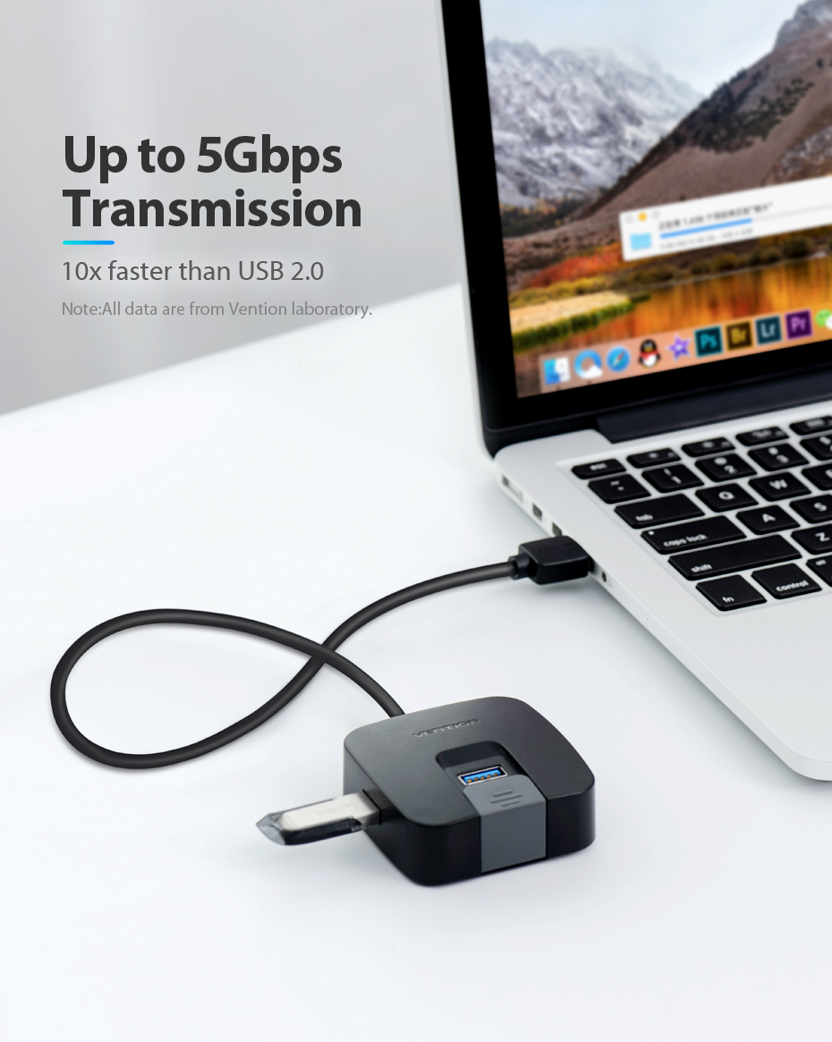 Vention 4 Ports USB3.0 HUB 0.5M
