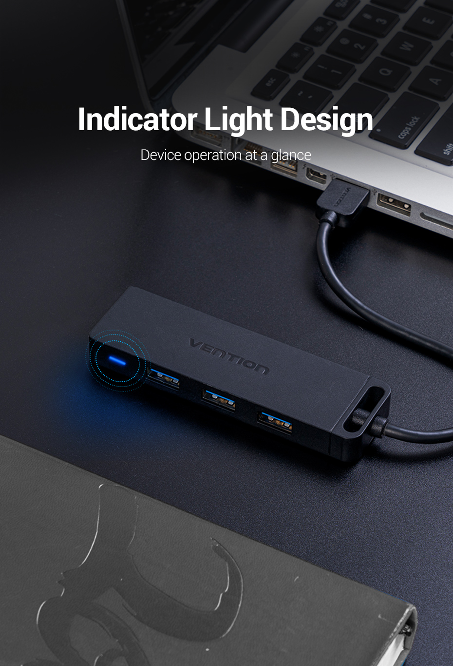 Vention 4 Ports USB3.0 HUB 1M