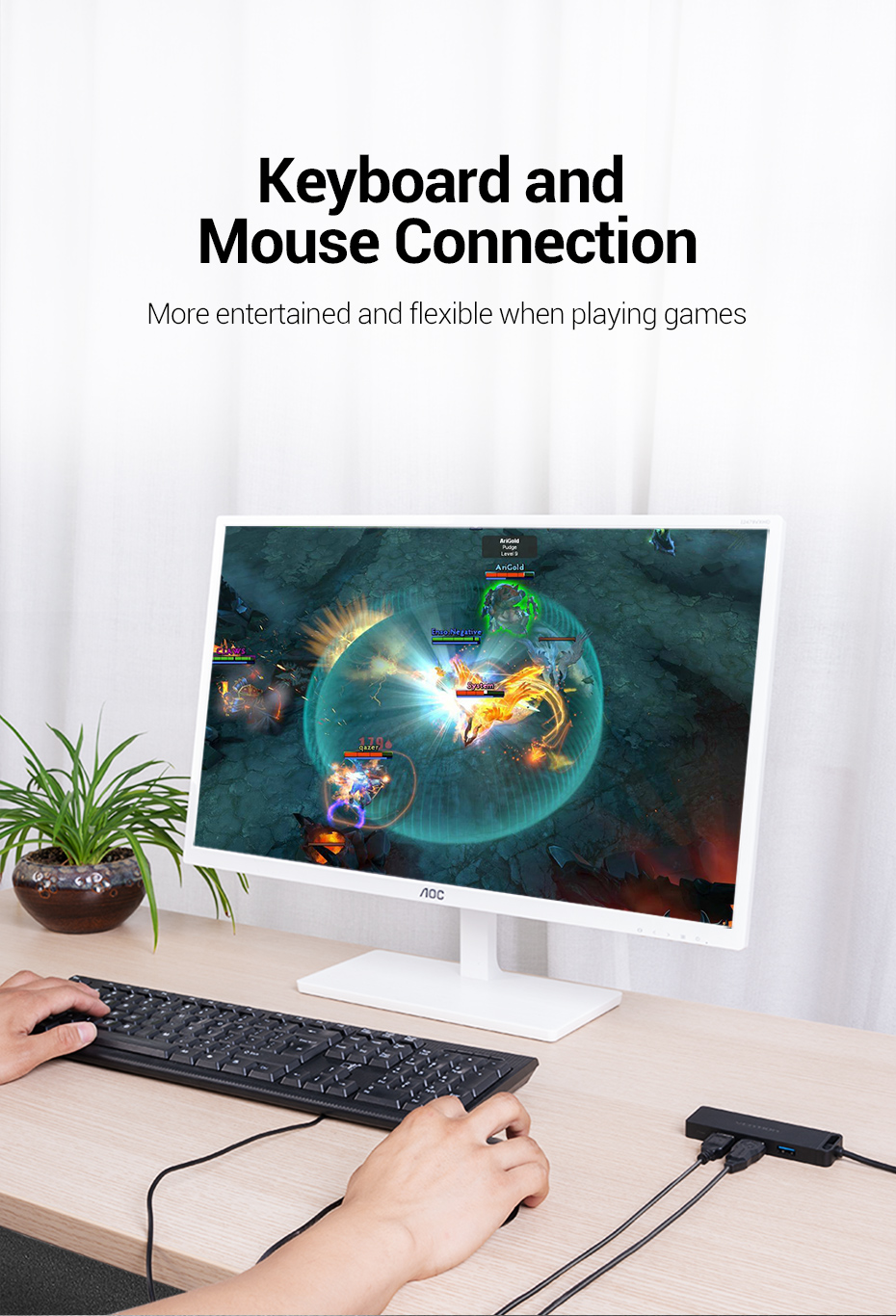 Vention 4 Ports USB3.0 HUB 1M