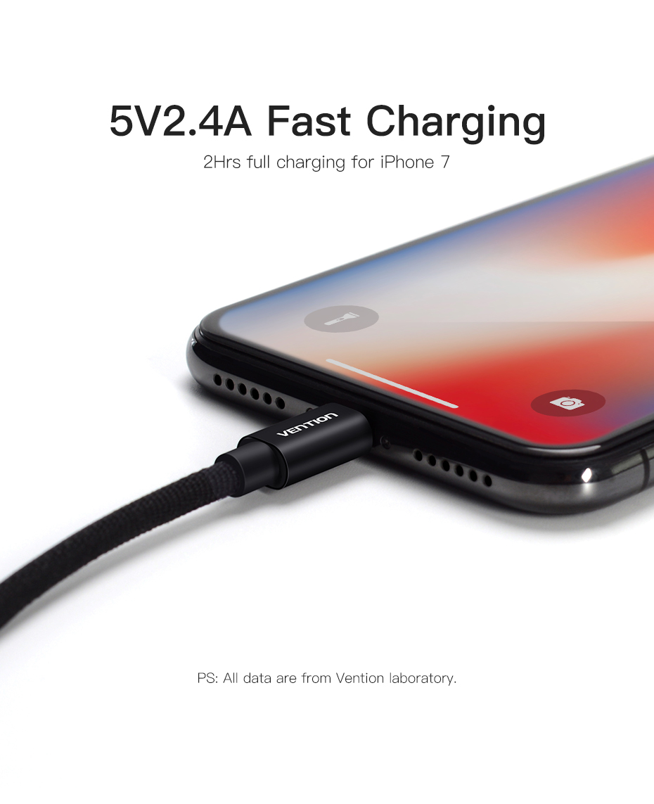 Vention Charger Cable for iPhone 1.5M