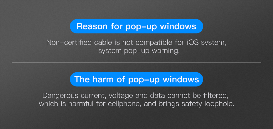 Vention Charger Cable for iPhone 1.5M