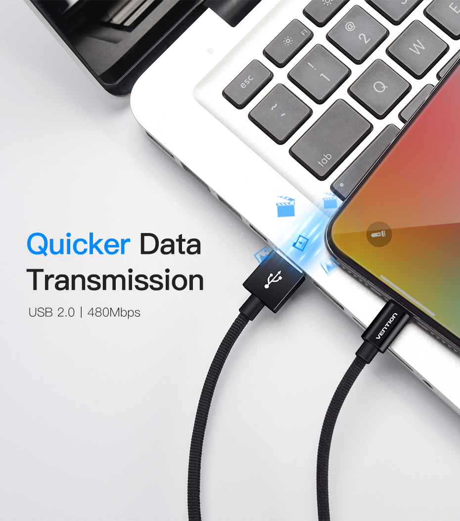 Vention Charger Cable for iPhone 1.5M