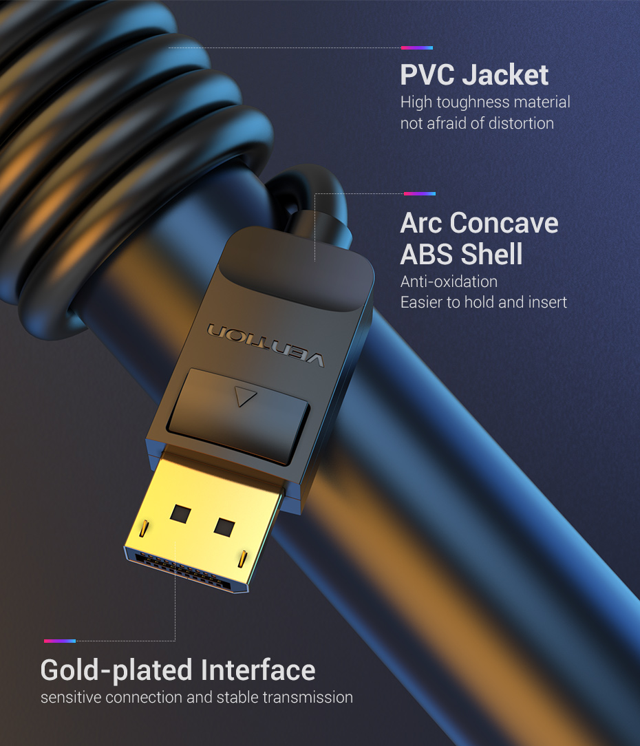 Vention DP 1.2 Cable 5M
