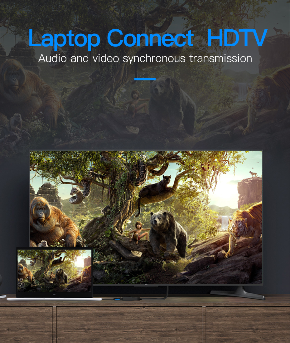 Vention DP To HDMI Convertor 0.15M
