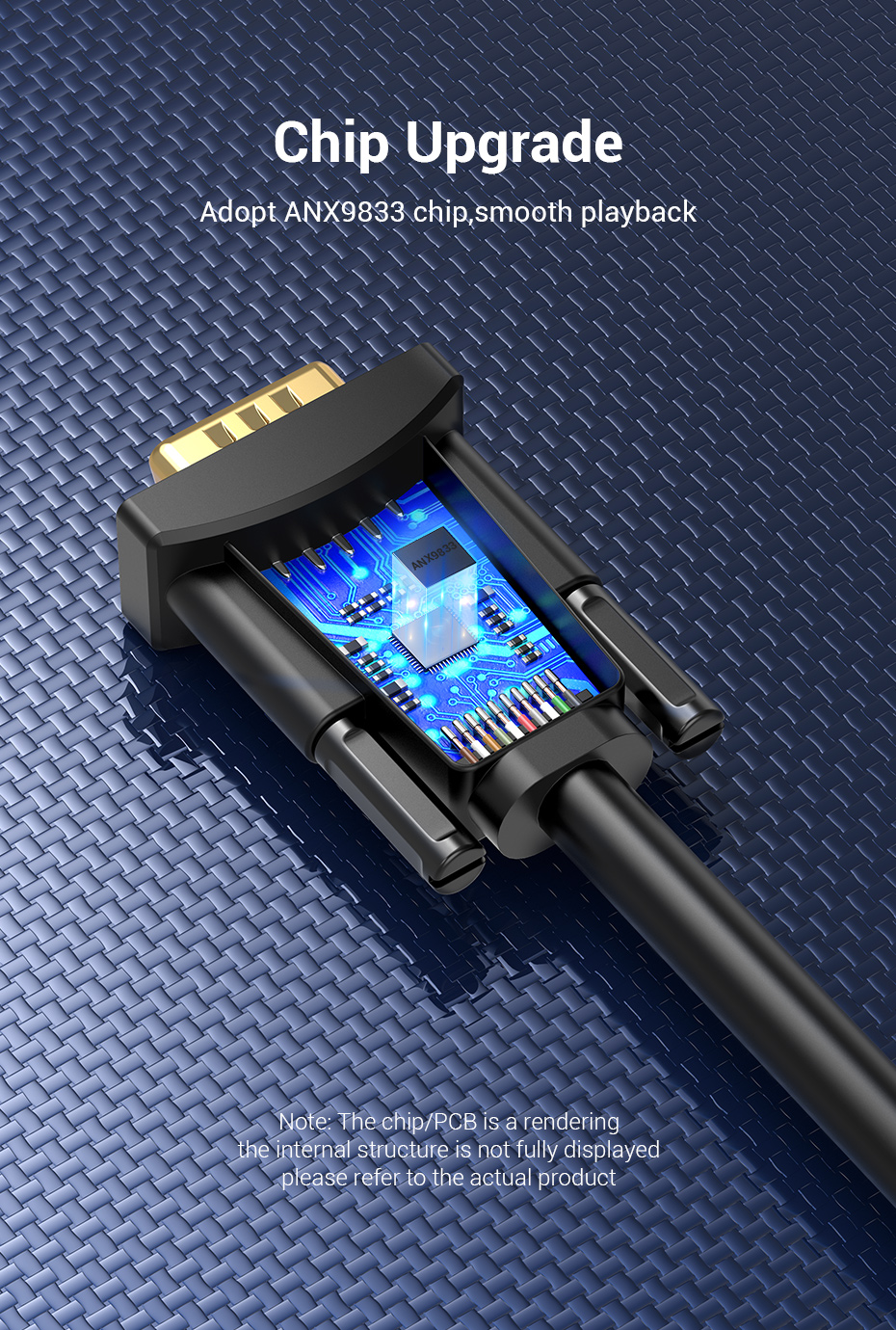 Vention DP to VGA Cable 2M Black