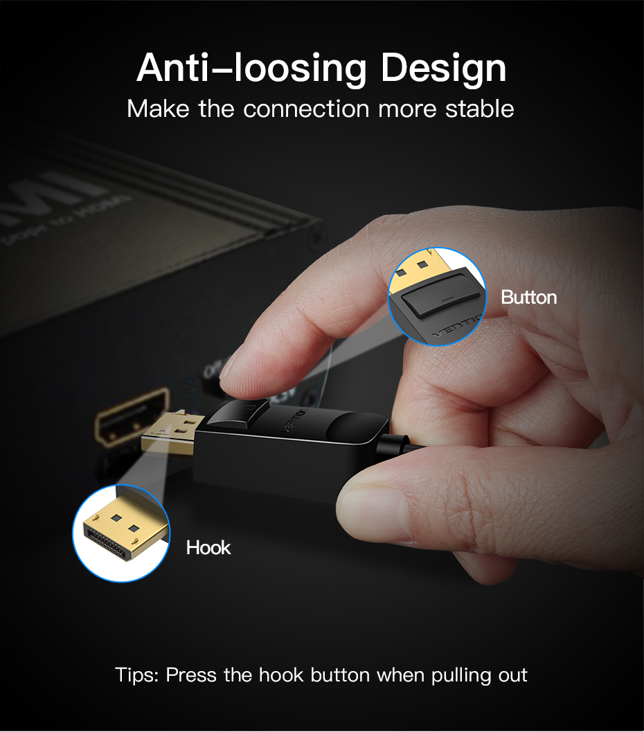 Vention DP To VGA Convertor 0.15M