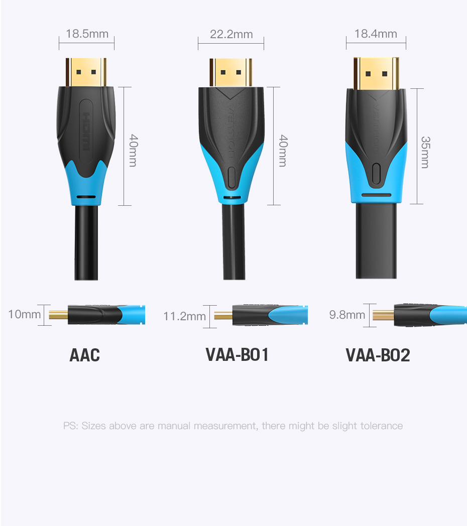 Vention HDMI Cable 0.75M