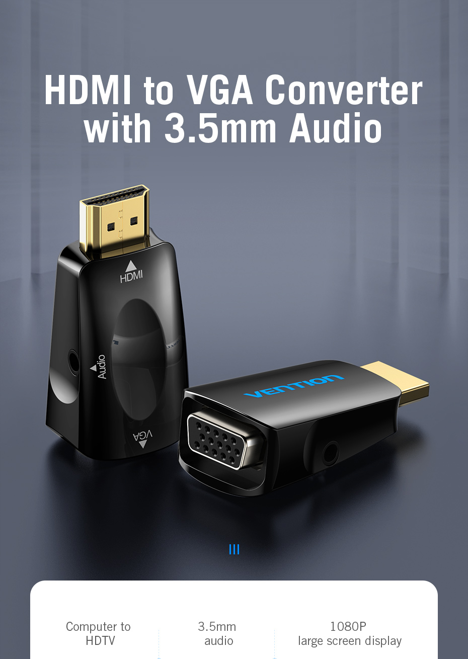 Vention HDMI to VGA Converter W/Audio
