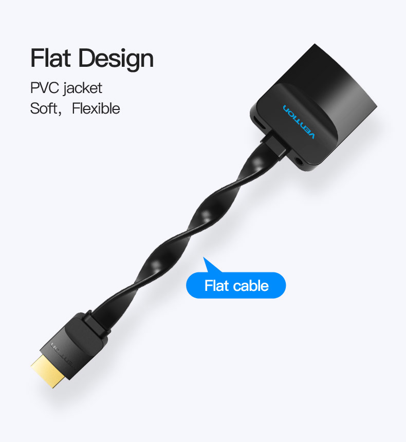 Vention HDMI to VGA Converter W/Micro USB and Audio Port