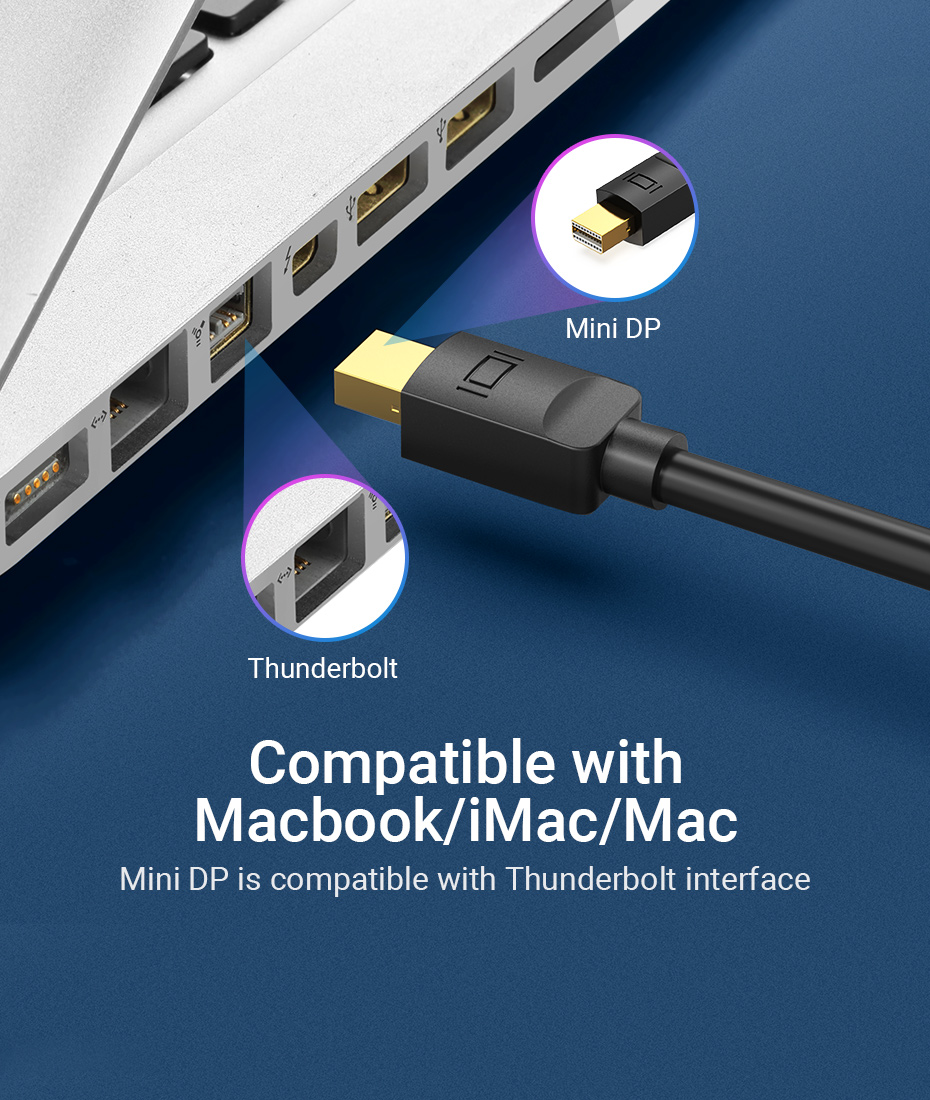 Vention Mini DP to DP Cable 2M