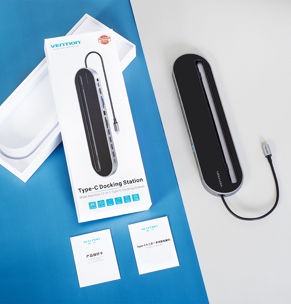 Vention Multi-Function 12-in-1 Type-C DC