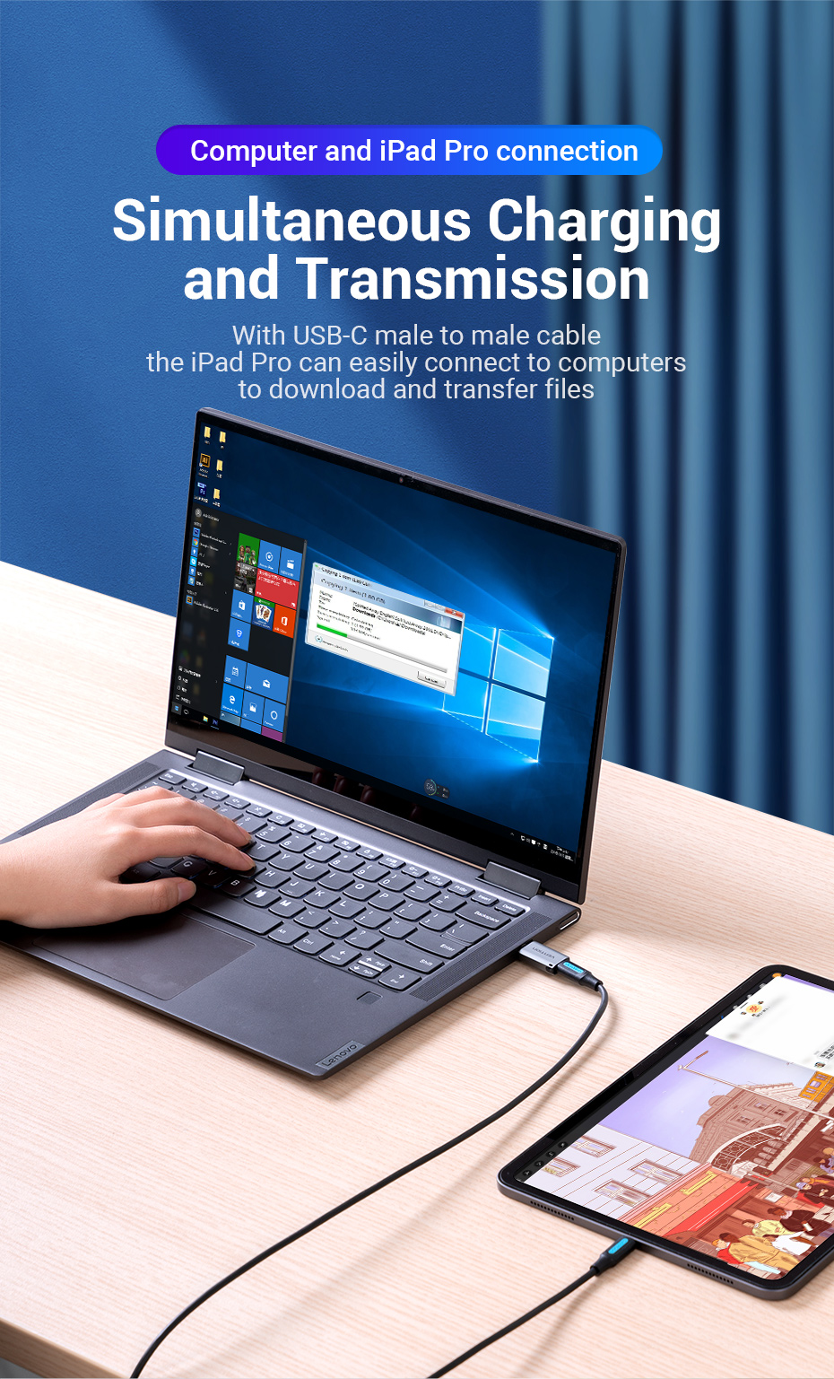 Vention USB 3.0 Male to USB-C Female Adapter